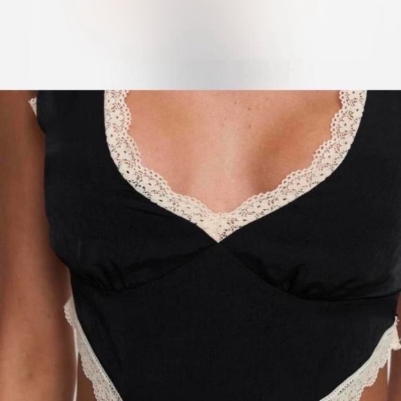 Princess Polly Black and White Backless Dress - Picture 3 of 11